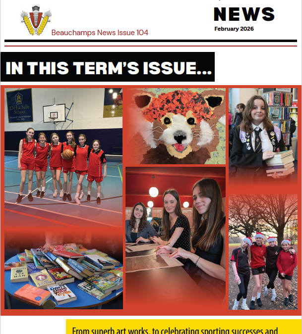 Front cover of newsletter 104